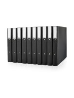 Rapesco Dossier Eco GRS 40.5 cm, 10 pièces, Noir