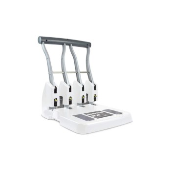 Rapesco Perforatrice Eco P4400 4x, 150 feuilles, blanc Rapesco Perforatrice Eco P4400 4x, 150 feuilles, blanc