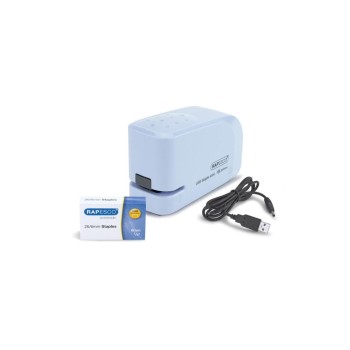 Rapesco 626EL Automatisches Heftgerät, USB/Batterie, blue Rapesco 626EL Automatisches Heftgerät, USB/Batterie, blue