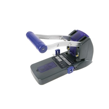 Rapesco Perforatrice P2200 2x, 150 feuilles, noir-violet Rapesco Perforatrice P2200 2x, 150 feuilles, noir-violet