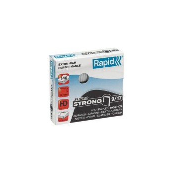 Rapid Agrafes Super Strong, 9/17, 1000 pièces Rapid Agrafes Super Strong, 9/17, 1000 pièces