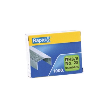 Rapid Agrafes RK8, 10 x 1050 pièces Rapid Agrafes RK8, 10 x 1050 pièces