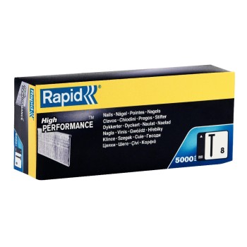 Rapid Clous Typ 8, 25 mm, 5000 pièces Rapid Clous Typ 8, 25 mm, 5000 pièces