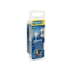 Rapid Blindnieten Aluminium 4,8x14mm, 50 St. inkl. Bohrer, Blister