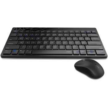 Rapoo Ensemble clavier-souris 8000M Noir/Gris Rapoo Ensemble clavier-souris 8000M Noir/Gris