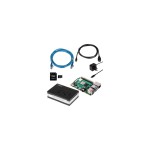 Raspberry Pi 4 8GB Set, Pi 4 8GB, 32GB SD, PSU, Case, HDMI, LAN
