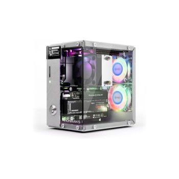 Raspberry Pi 5 Gehäuse PIRONMAN5, for Raspberry Pi 5, Farbe: transparent Raspberry Pi 5 Gehäuse PIRONMAN5, for Raspberry Pi 5, Farbe: transparent