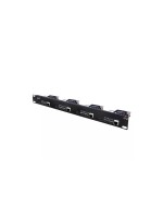 Raspberry Pi 5 19 Server Rack H1, für bis 4x Raspberry Pi 5, Farbe: schwarz