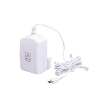 Official power supply Raspberry Pi, 5 Volts, 2.5 Amperes, Micro-USB, white Official power supply Raspberry Pi, 5 Volts, 2.5 Amperes, Micro-USB, white