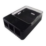 Gehäuse pour allen Raspberry Pi, Farbe: noir, pour Pi HAT