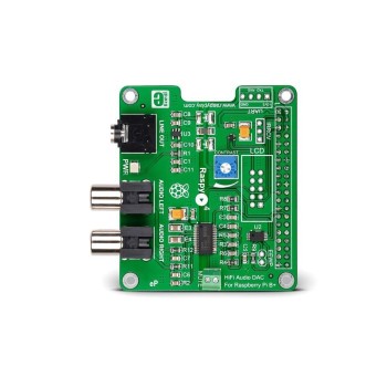 Microelektronika RaspyPlay4, Für Raspberry Pi 2,3B, 3B+,  PCM5122 DAC Microelektronika RaspyPlay4, Für Raspberry Pi 2,3B, 3B+,  PCM5122 DAC