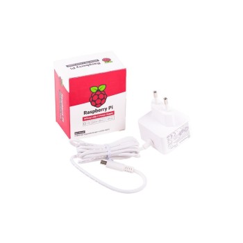 Offizielles Raspberry Pi 4 power supply, 5.1Volt, 3 Ampere with USB-C, white Offizielles Raspberry Pi 4 power supply, 5.1Volt, 3 Ampere with USB-C, white