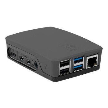 Gehäuse for Raspberry Pi 4 Model B, Farbe: grey/black  Gehäuse for Raspberry Pi 4 Model B, Farbe: grey/black