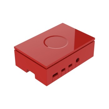 Gehäuse for Raspberry Pi 4 Model B, Farbe: red Gehäuse for Raspberry Pi 4 Model B, Farbe: red