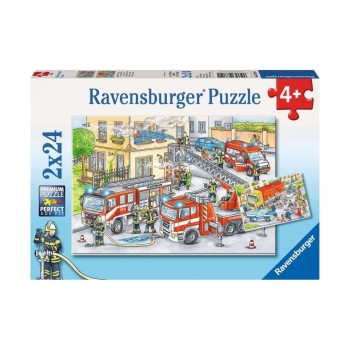 Puzzle Helden im Einsatz, 2x24 Teile Puzzle Helden im Einsatz, 2x24 Teile