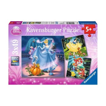Ravensburger Puzzle Blanche-Neige, Cendrillon, Ariel Ravensburger Puzzle Blanche-Neige, Cendrillon, Ariel