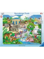 Ravensburger Puzzle, Besuch im Zoo, Puzzleteile: 45, Alter: 4+