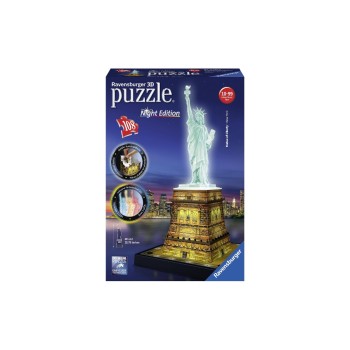 Freiheitsstatue with Licht, 3D Puzzle-Bauwerke Freiheitsstatue with Licht, 3D Puzzle-Bauwerke