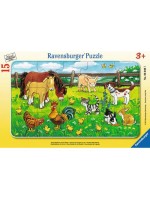 Ravensburger Puzzle Animaux de la ferme dans la prairie