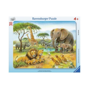 Afrikas Tierwelt, Alter: 4+, 30-48 T. Rahmenpuzzles Afrikas Tierwelt, Alter: 4+, 30-48 T. Rahmenpuzzles