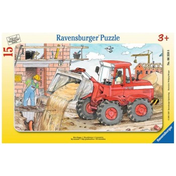 Mein Bagger, Alter: 3+, 15 T. Rahmenpuzzles Mein Bagger, Alter: 3+, 15 T. Rahmenpuzzles