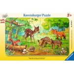 Ravensburger Puzzle Les enfants animaux de la forêt