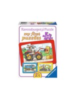 Bagger,Traktor and Kipplader, Alter: 2,5, my first puzzles - 2,4,6,8 T.