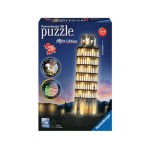 Pisa bei Nacht, Alter: 10-99, 3D Puzzle-Bauwerke 216T