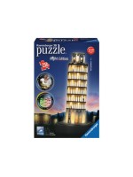 Pisa bei Nacht, Alter: 10-99, 3D Puzzle-Bauwerke 216T