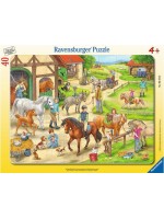 Puzzle On the horse farm, age: 4+ 
