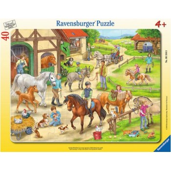 Puzzle Dans la ferme équestre, âge: 4+ Puzzle Dans la ferme équestre, âge: 4+