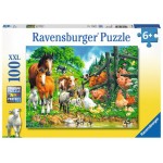 Puzzle Versammlung der Tiere, Alter: 6+ Sprache