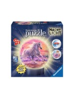 Puzzle Pferde am Strand, Nachtlicht, Alter: 6-10 Sprache