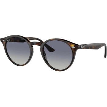Ray-Ban RB2180, LIGHT HAVANA, Sonnenbrille, Lens LIGHT GREY/DARK BLUE