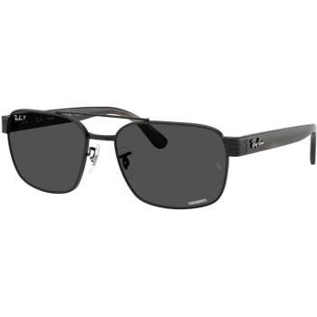 Ray-Ban RB3751CH, BLACK, Sonnenbrille, Lens POLAR DARK GREY