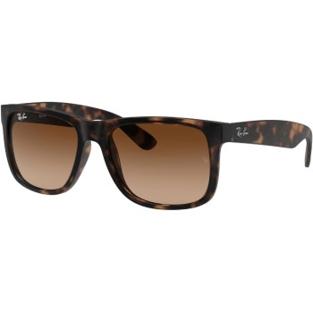 Ray-Ban Lunettes de soleil Justin Caoutchouc Light Havana
