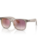 Ray-Ban RJ9069S, TRANSPARENT GREY, Sonnenbrille, Lens GREY GRADIENT MIRROR RED