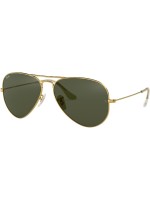 Ray-Ban Lunettes de soleil Aviator Large Metal Arista, Or/vert