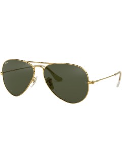 Ray-Ban Lunettes de soleil Aviator Large Metal Arista, Or/vert