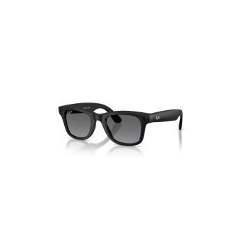 Ray-Ban META AI POLAR WAYFARER Matte Black, Sonnenbrille, Lens POLAR GRADIENT GRAPHITE
