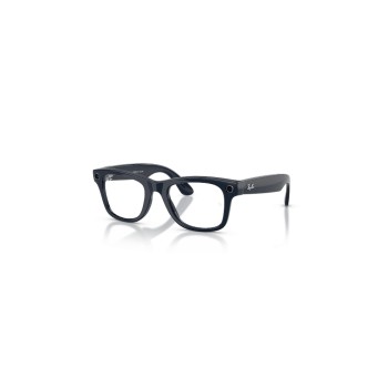 Ray-Ban META AI TRANSITION WAYFARER, Sonnenbrille, Shiny Cosmic Blue, LENS Sapph