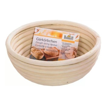 RBV Birkmann Laib & Seele Gärkörbchen, rund, Ø 20 cm, Höhe 8,5 cm, Peddigrohr