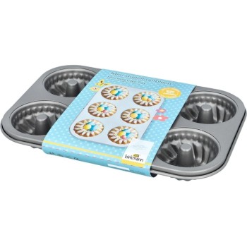 RBV Birkmann Mini Gugelhupfblech, for 6 Mini Gugelhupfe