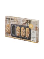 RBV Birkmann Moule à pain Baguette Mini 4 niches