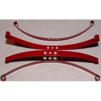 RC4WD Scale Blattfedern, Red Super Soft Flex, 4erSet RC4WD Scale Blattfedern, Red Super Soft Flex, 4erSet