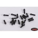 RC4WD Hex Bolts, M2x6mm, Black, 20 Stück,