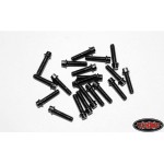 RC4WD Hex Bolts, M2x8mm, Black, 20 Stück,