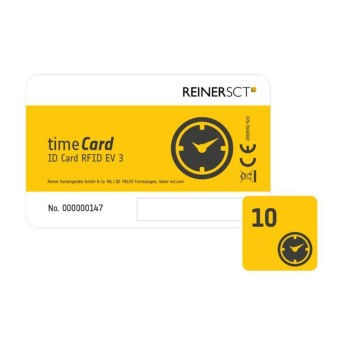 Reiner SCT Carte RFID timeCard Premium 10 Pièce/s Reiner SCT Carte RFID timeCard Premium 10 Pièce/s