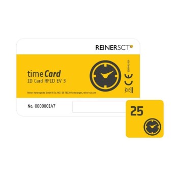 Reiner SCT Carte RFID timeCard Premium 25 Pièce/s Reiner SCT Carte RFID timeCard Premium 25 Pièce/s