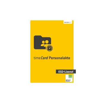 Reiner SCT Dossier personnel TimeCard Licence annuelle pour 100 collaborateurs ESD